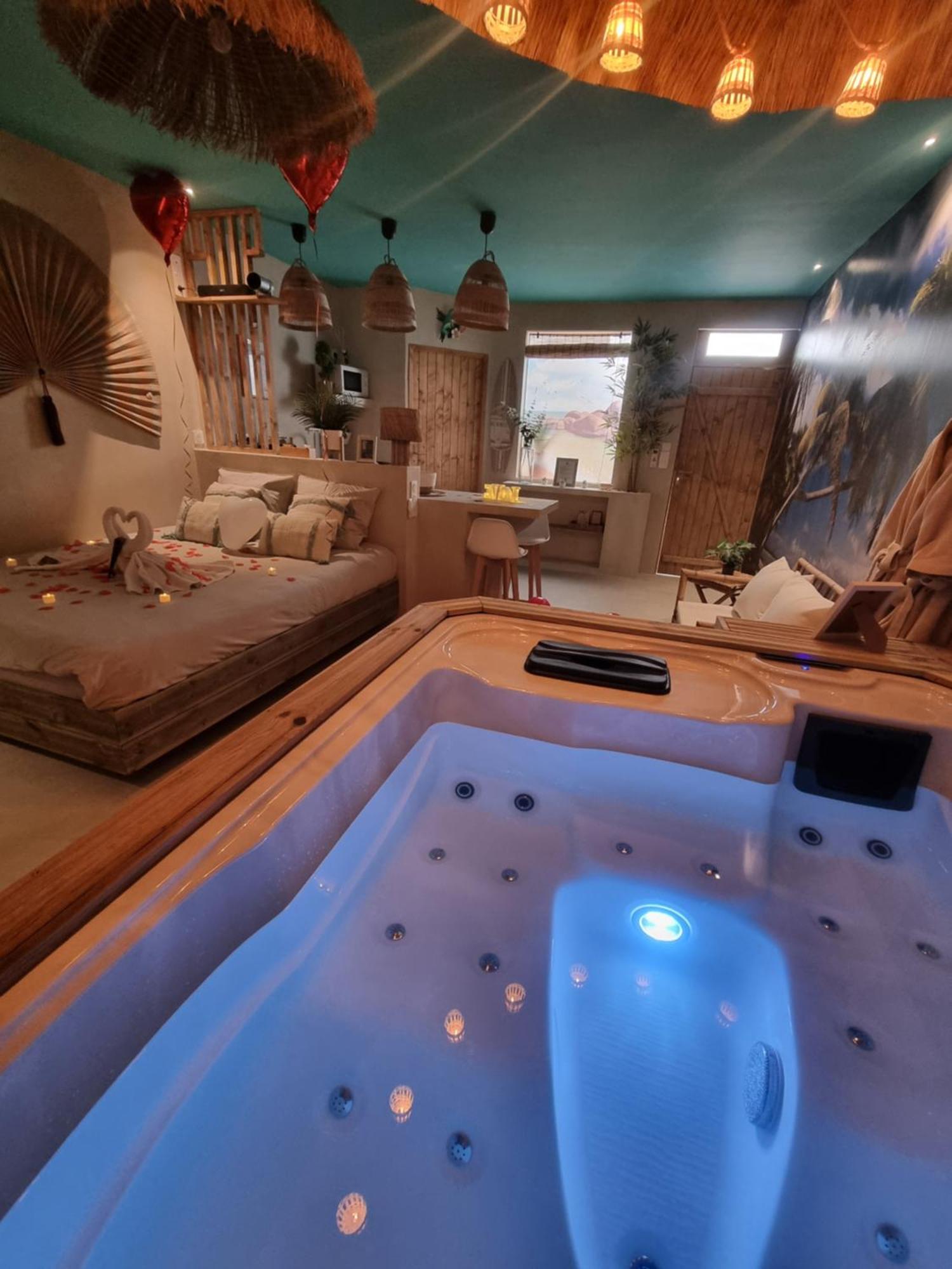 Les Spas De La Mer, Appart&Spa Aloha, 100M De La Plage, Plein Coeur Du Grau لو غراو دو روا المظهر الخارجي الصورة