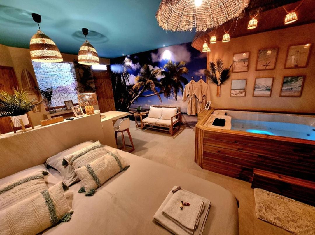 Les Spas De La Mer, Appart&Spa Aloha, 100M De La Plage, Plein Coeur Du Grau لو غراو دو روا المظهر الخارجي الصورة